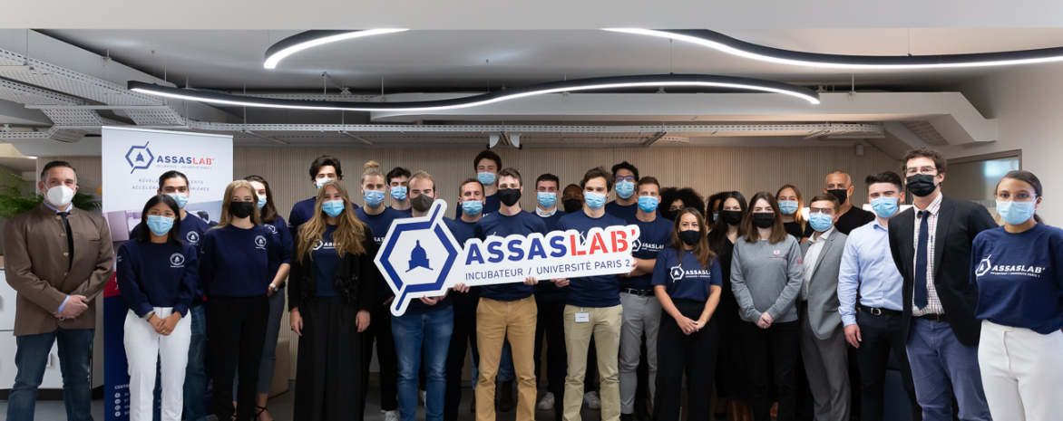 Promotions 2020 et 2021 des incubés Assas Lab'